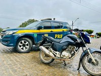 PRF recupera motocicleta roubada em Ubatã durante Operação Conatus