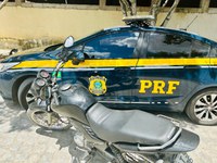 Operação Conatus: PRF recupera motocicleta furtada há 8 anos