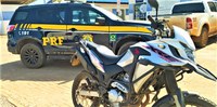 Moto Honda XRE 300 roubada em Recife (PE) é recuperada pela PRF na BR 242 em Luís Eduardo Magalhães (BA)