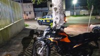 BR-101: PRF recupera em Eunápolis (BA) motocicleta furtada em Serra (ES)