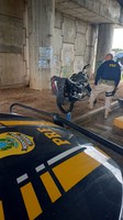 Moto com B.O registrado em São Paulo é recuperado pela PRF na BR 116