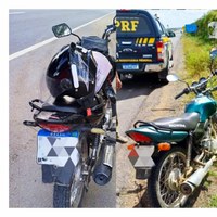 Motocicletas irregulares são apreendidas pela PRF em Feira de Santana