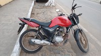 PRF recupera motocicleta adulterada em Inhambupe (BA)