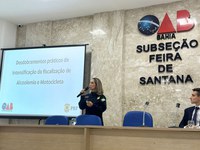 PRF destaca importância da fiscalização no Seminário de Direito de Trânsito em Feira de Santana