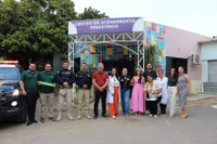 Polícia Rodoviária Federal visita Hospital Municipal Pediátrico Eurico Dultra em Barreiras (BA) durante a semana da criança.