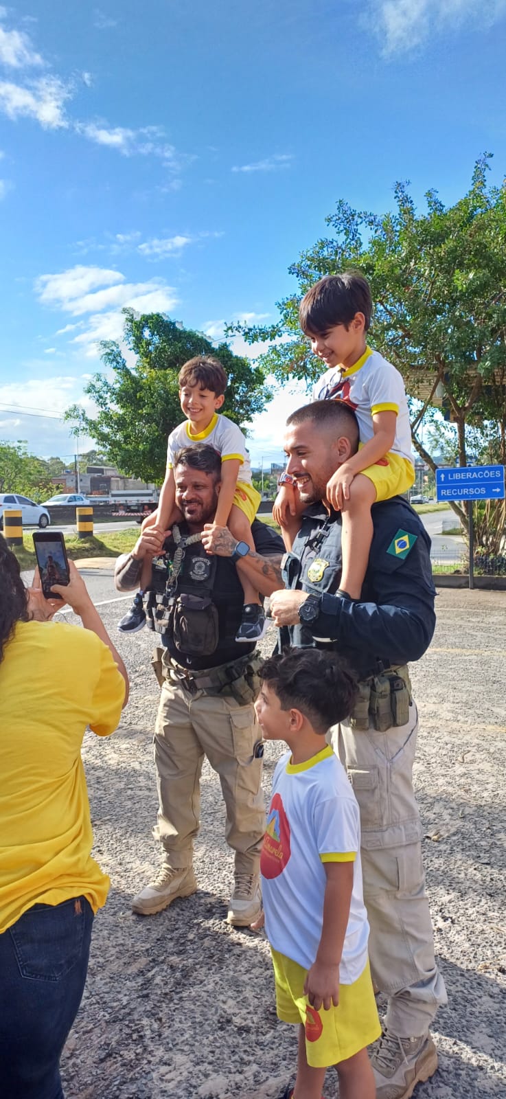 Visita posto PRF Simões Filho