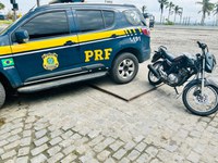 Operação Conatus: em Santa Bárbara (BA), PRF apreende mais uma motocicleta adulterada