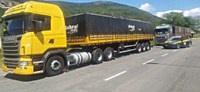 Em menos de 24 horas, PRF na Bahia apreende dois caminhões com cargas de farinha de trigo com notas fiscais fraudadas