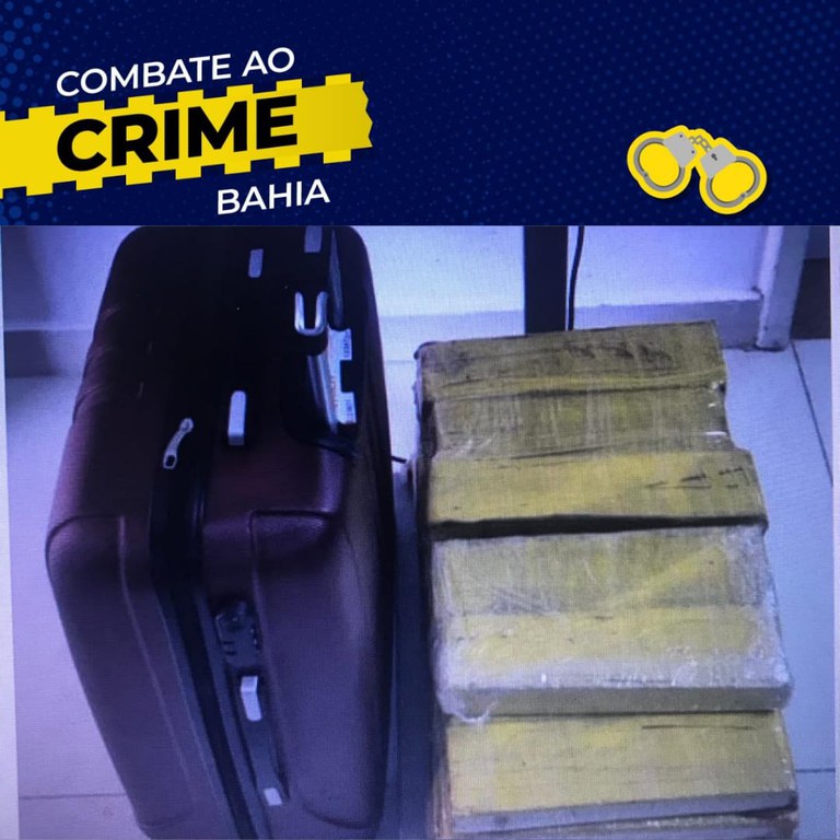 Passageira de ônibus é presa pela PRF no sudoeste da Bahia transportando mais de 35 Kg de maconha