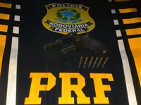 PRF apreende arma e munições em Alagoinhas (BA)
