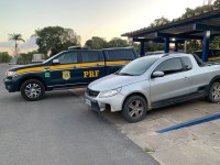 Veiculo roubado na Serra (ES) é recuperado pela PRF BA no município de Teixeira de Freitas