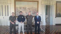 PRF realiza visita institucional a Companhia de Comando da 6ª Região Militar