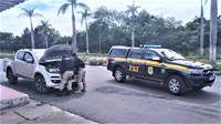 Caminhonete S-10 roubada em Pinheiros (ES) é recuperada pela PRF na BR 101 em Caravelas (BA)