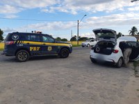 Em Porto Seguro (BA), PRF recupera veículo roubado em Salvador