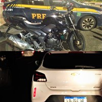 Em um intervalo de 2 horas, PRF na Bahia recupera dois veículos roubados em ocorrências distintas na cidade de Simões Filho (BA)