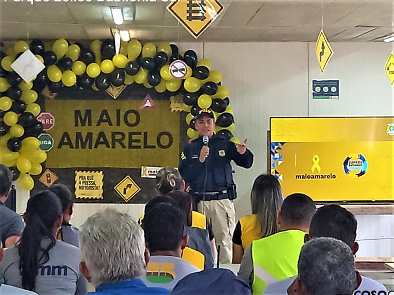 O movimento “Maio Amarelo” é uma iniciativa mundial proposta para chamar a atenção da sociedade para o alto índice de mortes e feridos no trânsito em todo o mundo.