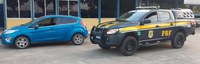 Fiesta roubado em Camamu (BA) é recuperado pela PRF na BR 101 em Eunápolis (BA)