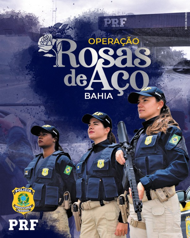 PRF na Bahia celebra Dia Internacional da Mulher com comando feminino e alerta sobre violência de gênero