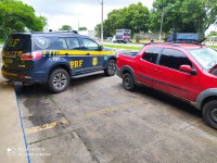 PRF recupera caminhonete roubada em Eunápolis/BA