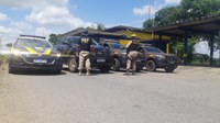 Em ação conjunta na BR 101, PRF e PMBA recuperam caminhonete Ford Ranger tomada de assalto momentos antes na região de Santo Antônio de Jesus