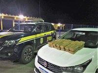 Em mais uma ação de cerco ao narcotráfico, PRF apreende quase 30 Kg de maconha oriunda da região do ‘Polígono de drogas’