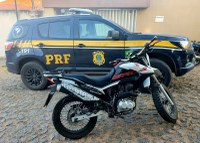 Motocicleta clonada é recuperada pela PRF em Itapajé/CE