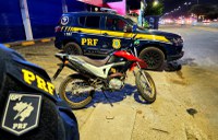 Fiscalização da PRF em Caucaia (CE) resulta na recuperação de motocicleta adulterada