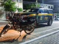 Em fiscalização na BR 020, em Canindé (CE), PRF identifica motocicleta adulterada; Suspeito responderá por receptação de veículo