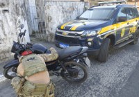 PRF apreende motocicleta clonada usada por mototaxista em Itaitinga (CE)