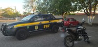 Em Croatá (CE), PRF prende homem e recupera motocicleta furtada