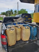 Após tentativa de fuga, homem que levava 800l de óleo diesel furtado é preso pela PRF