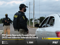 PRF inicia Operação Corpus Christi 2022 nas rodovias federais do Ceará