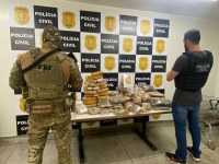 PRF e PCDF fazem grande apreensão de maconha que viria para o Distrito Federal