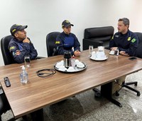 Superintendente da PRF no Distrito Federal recebe Guarda Civil Municipal do Novo Gama