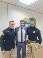 Superintendente da PRF no Distrito Federal visita Embratur