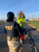 GETRAN-DF realiza a Ação Educativa "Pedal Legal" na BR040