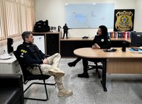 Superintendente da Polícia Rodoviária Federal no Distrito Federal visita Penitenciária Federal em Brasília