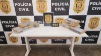 PRF e PCDF apreendem 10kg de cocaína na BR 060