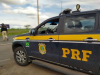 PRF prende condutor embriagado que causou acidente na BR 070, próximo a Ceilândia.