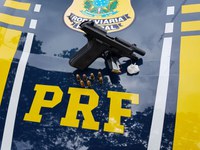 PRF prende homem por porte ilegal de arma de fogo na BR 060