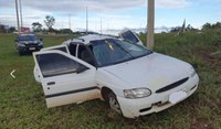 PRF recupera carro furtado após informação de acidente