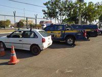 No Recanto das Emas (DF), PRF recupera carro com sinais identificadores adulterados