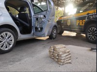 PRF apreende 16Kg de pasta base de Cocaína