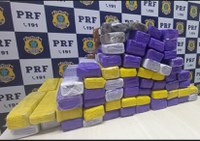 PRF apreende 67,5 Kg de maconha