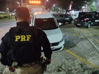 PRF recupera um automóvel na Serra/ES