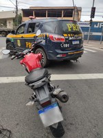 PRF recupera motocicleta adulterada na Serra/ES