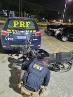 PRF recupera moto furtada na Serra/ES