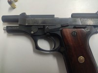 PRF apreende pistola em Colatina/ES