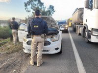 PRF recupera carro clonado em Serra/ES