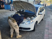 Homem é detido pela PRF em Cariacica por adulteração de placas de veículo